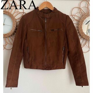 ZARA ザラ　ジャケット　アウター　スエード　ライダースジャケット　人気　完売