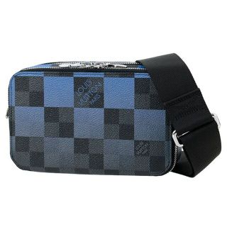ヴィトン(LOUIS VUITTON) ダミエ ショルダーバッグ(メンズ)(ブルー ヴィトン(LOUIS VUITTON) ダミエ ショルダーバッグ(メンズ)(ブルー