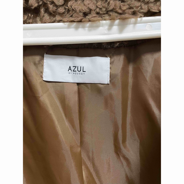 AZUL by moussy(アズールバイマウジー)のAZUL プードルボアブルゾン レディースのジャケット/アウター(ブルゾン)の商品写真