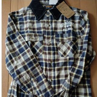 ラングラー(Wrangler)の新品140㌢チェックシャツ(Tシャツ/カットソー)