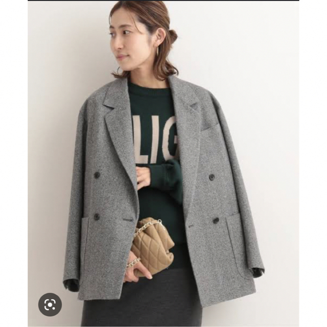 石見銀山 新品☆FRAMeWORKツィードダブルブレストジャケット | kdcow.com