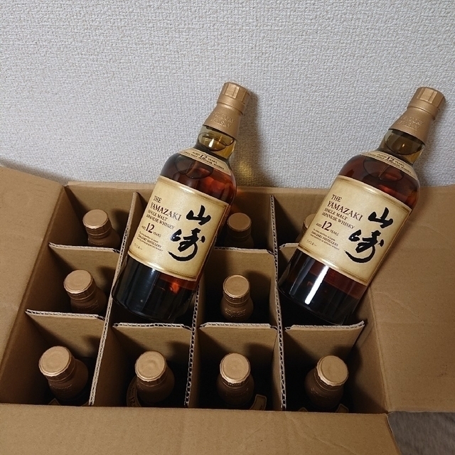 サントリー(サントリー)のサントリーウイスキー 山崎12年700ml　１２本セット　※説明必読 食品/飲料/酒の酒(その他)の商品写真