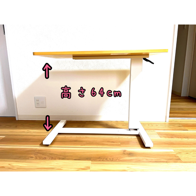 座っても立っても作業ができる昇降テーブル♡ 1