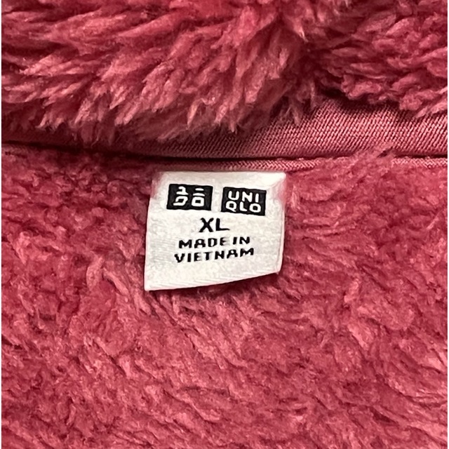 UNIQLO(ユニクロ)の【新品・未使用】ユニクロ　フリースジャケット　婦人用　ピンク　XL レディースのジャケット/アウター(その他)の商品写真