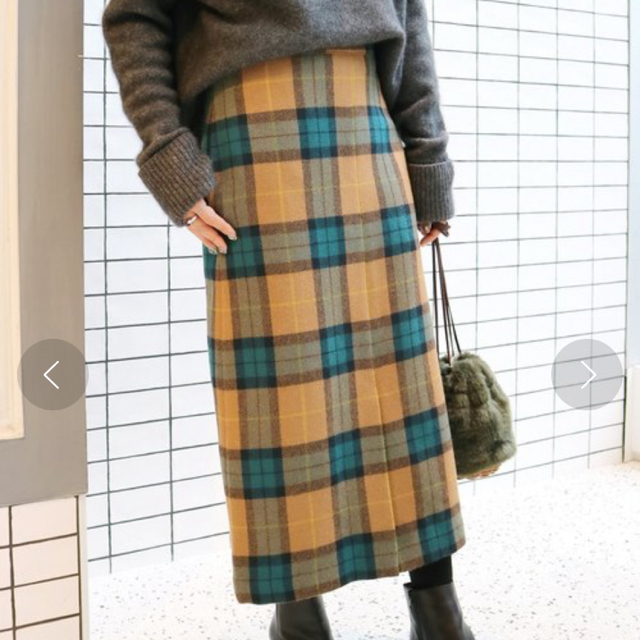 SLOBE IENA(スローブイエナ)のスローブイエナ❤︎チェックスカート レディースのスカート(ロングスカート)の商品写真