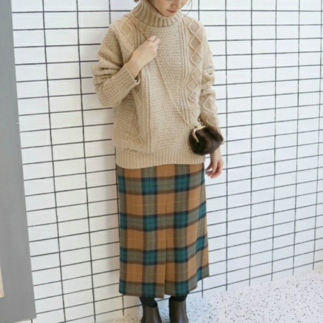 SLOBE IENA(スローブイエナ)のスローブイエナ❤︎チェックスカート レディースのスカート(ロングスカート)の商品写真