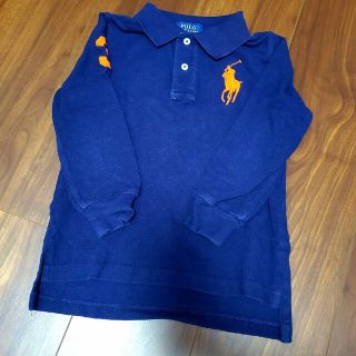 ポロラルフローレン(POLO RALPH LAUREN)の長袖ポロシャツ　ネイビー　100(Tシャツ/カットソー)