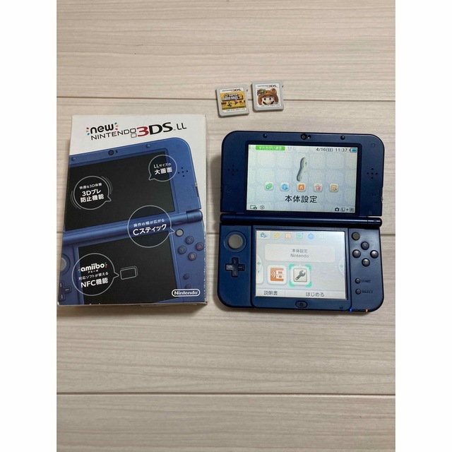 人気ショップが最安値挑戦!】 new任天堂3ds ll メタリックブルー 携帯