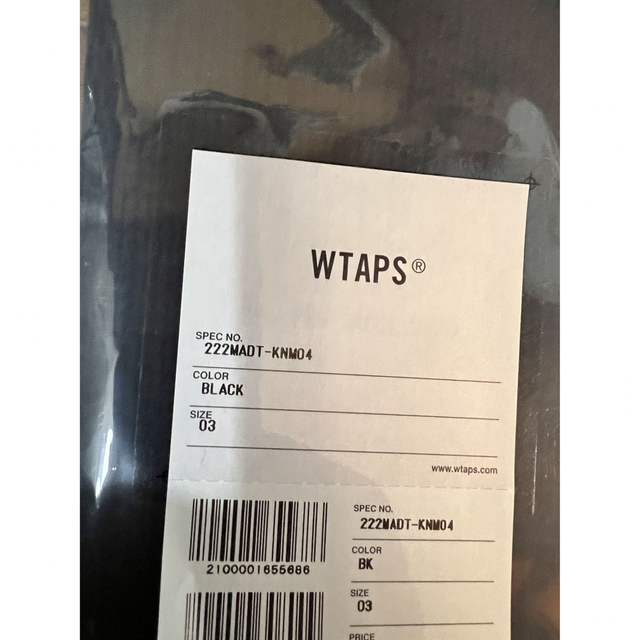 W)taps(ダブルタップス)のWTAPS 22AW PALMER SWEATER ブラック L カーディガン メンズのトップス(カーディガン)の商品写真