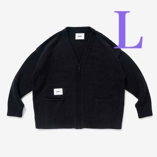 ダブルタップス(W)taps)のWTAPS 22AW PALMER SWEATER ブラック L カーディガン(カーディガン)