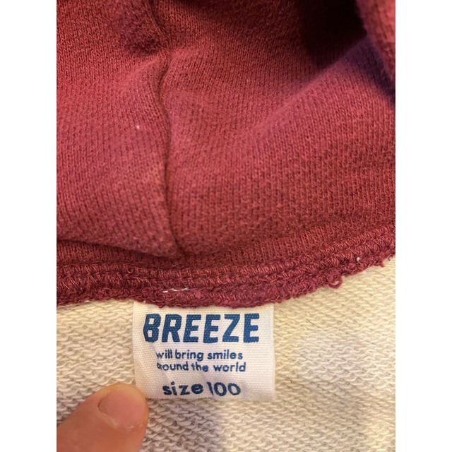 BREEZE(ブリーズ)のBREEZE パーカー サイズ100 キッズ/ベビー/マタニティのキッズ服男の子用(90cm~)(ジャケット/上着)の商品写真