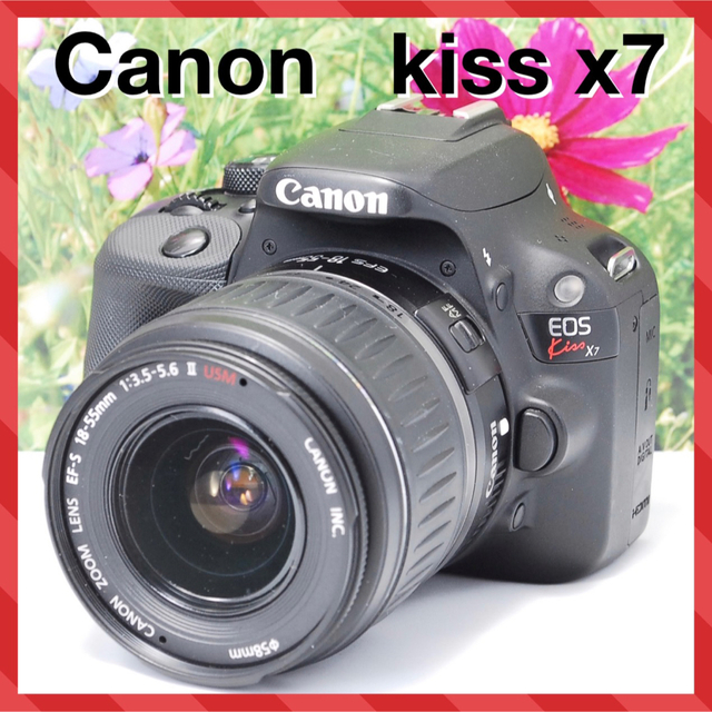 ❤美品❤️軽量コンパクト❤️高画質＆高機能❤️Canon kiss x7❤️