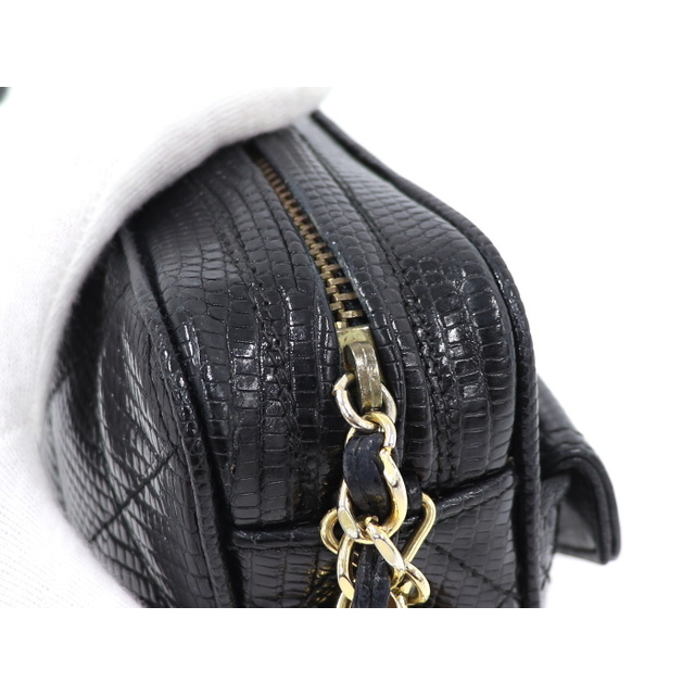 CHANEL - CHANEL チェーンショルダーバッグ マトラッセ リザード CHANEL - CHANEL チェーンショルダーバッグ マトラッセ リザード