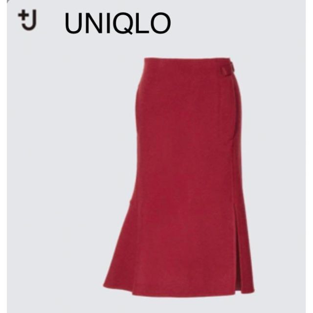 UNIQLO(ユニクロ)のユニクロ◆＋J プラスジェイ　ダブルフェイススカート　ウール　ベルト　スリット レディースのスカート(ロングスカート)の商品写真