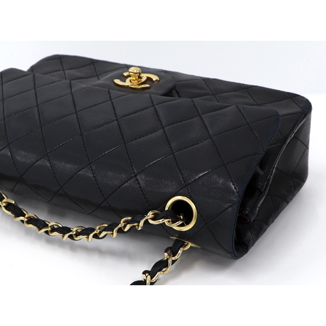 CHANEL - CHANEL Wフラップ ダブルチェーン ショルダーバッグ ...