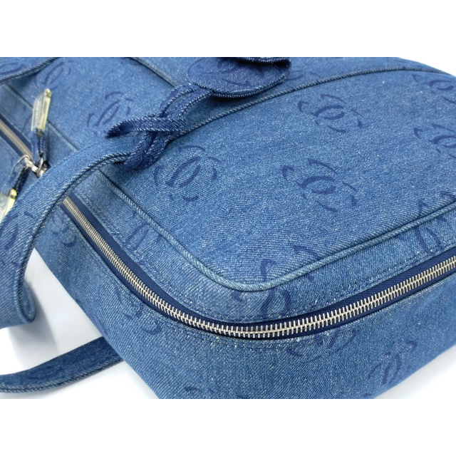 CHANEL - CHANEL ビジネスバッグ ココマーク デニム インディゴ CHANEL - CHANEL ビジネスバッグ ココマーク デニム インディゴ