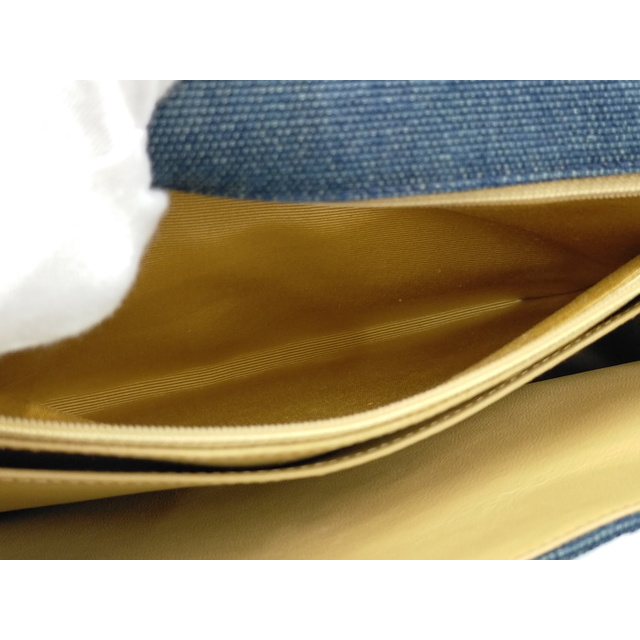 CHANEL(シャネル)のCHANEL チョコバー ハンドバッグ フラップ ターンロック デニムブルー レディースのバッグ(ハンドバッグ)の商品写真