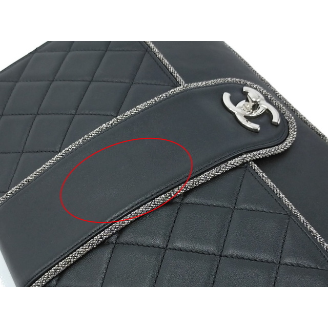 CHANEL　パイピング長財布