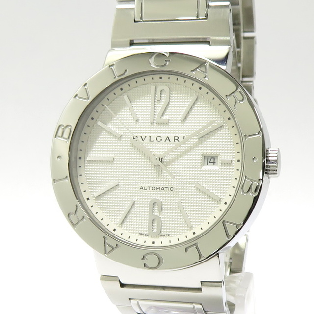 BVLGARI ブルガリブルガリ 自動巻き SS 白文字盤 BB42WSSD 腕時計