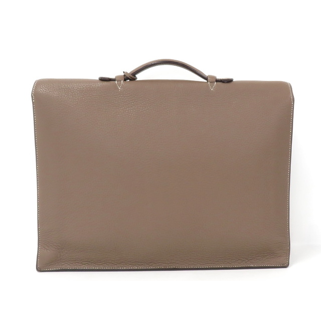 HERMES ビジネスバッグ サックアデペッシュ38 レザー エトゥープ