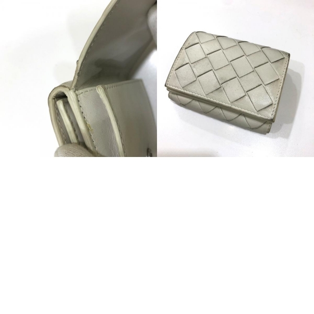 Bottega Veneta(ボッテガヴェネタ)のボッテガヴェネタ BOTTEGA VENETA コンパクトウォレット イントレチャート タイニー 3つ折り財布 レザー レディースのファッション小物(財布)の商品写真