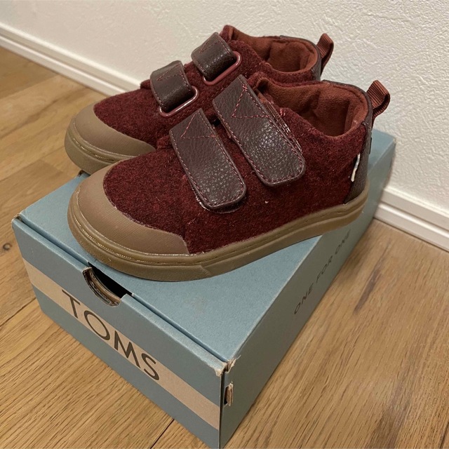 TOMS(トムズ)のKnさま専用　新品★ TOMS ハイカットスニーカー キッズ/ベビー/マタニティのベビー靴/シューズ(~14cm)(スニーカー)の商品写真