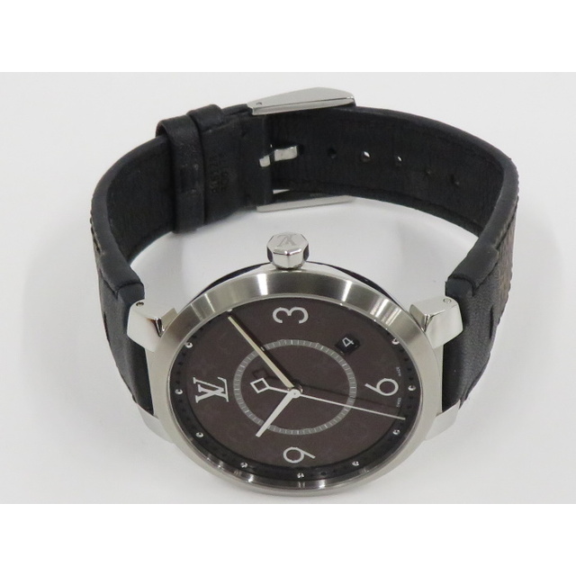 LOUIS VUITTON(ルイヴィトン)のLOUIS VUITTON タンブール スリム モノグラムマカサーGM メンズ メンズの時計(腕時計(アナログ))の商品写真