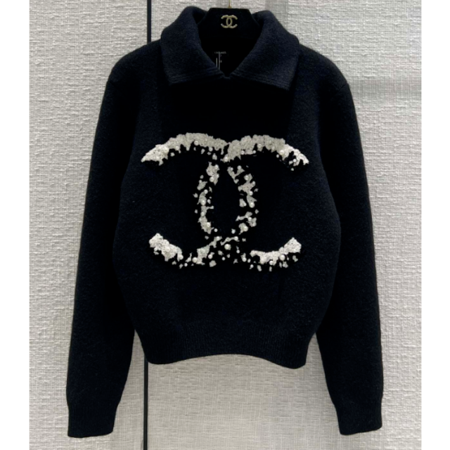 CHANEL - CHNAEL☆シャネル CCロゴ ニット セーター Mの通販 by Luigi's shop｜シャネルならラクマ