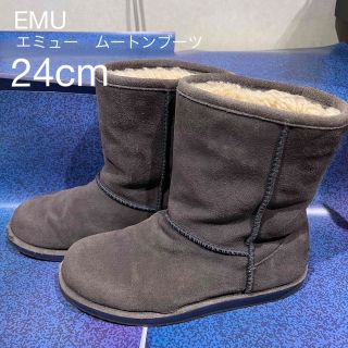 エミュー(EMU)のEMU エミュー　ムートンブーツ　インディゴ(ブーツ)