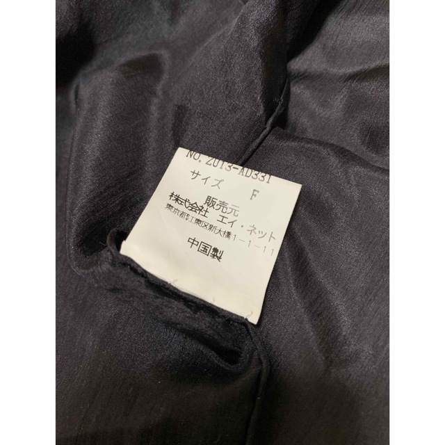 ZUCCa(ズッカ)のズッカ　シルク　スカーフ　黒 レディースのファッション小物(バンダナ/スカーフ)の商品写真