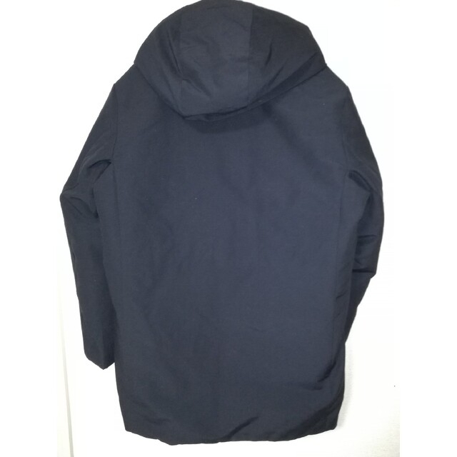 UNIQLO(ユニクロ)のユニクロ　ハイブリッドダウンコート　ネイビー　M メンズのジャケット/アウター(ダウンジャケット)の商品写真
