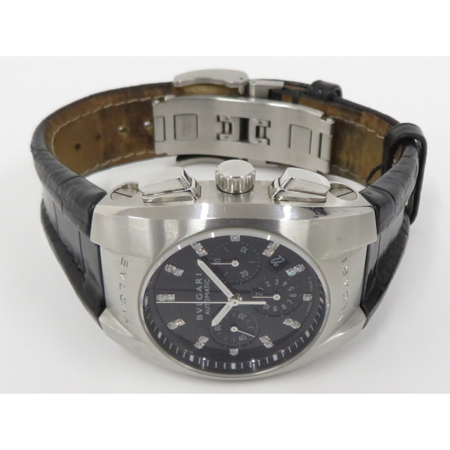 BVLGARI(ブルガリ)のBVLGARI 腕時計 エルゴン クロノグラフ 自動巻き SS レザー メンズの時計(腕時計(アナログ))の商品写真
