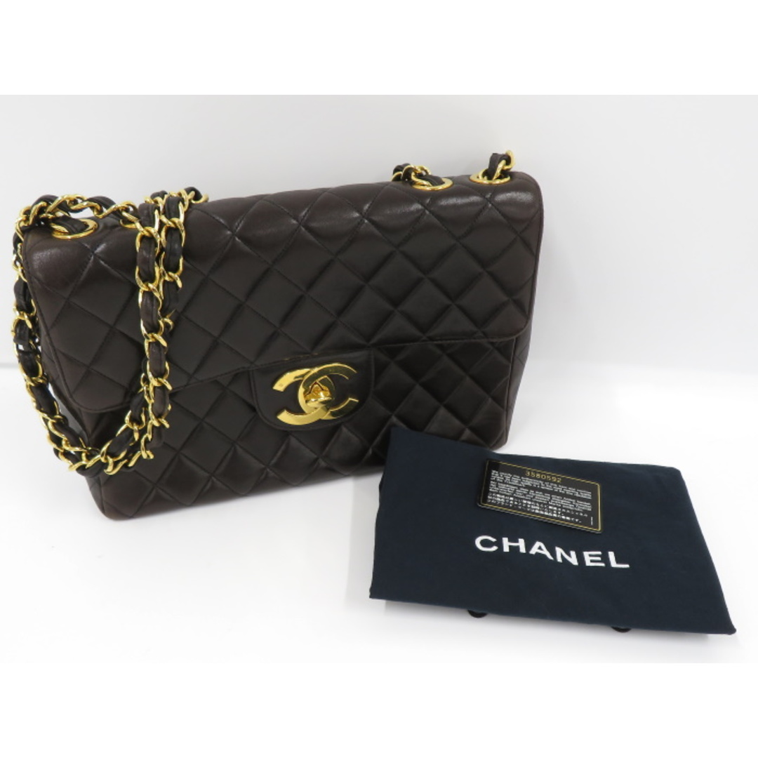 CHANEL デカマトラッセ チェーンショルダー バッグ フラップ ココマーク