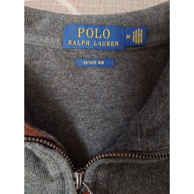 POLO RALPH LAUREN(ポロラルフローレン)のポロラルフローレン　スウェット　ハーフジップ　ポニー刺繍　グレー　M メンズのトップス(ニット/セーター)の商品写真