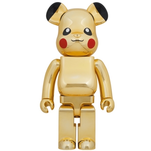 BE@RBRICK ピカチュウ GOLD CHROME Ver.1000％