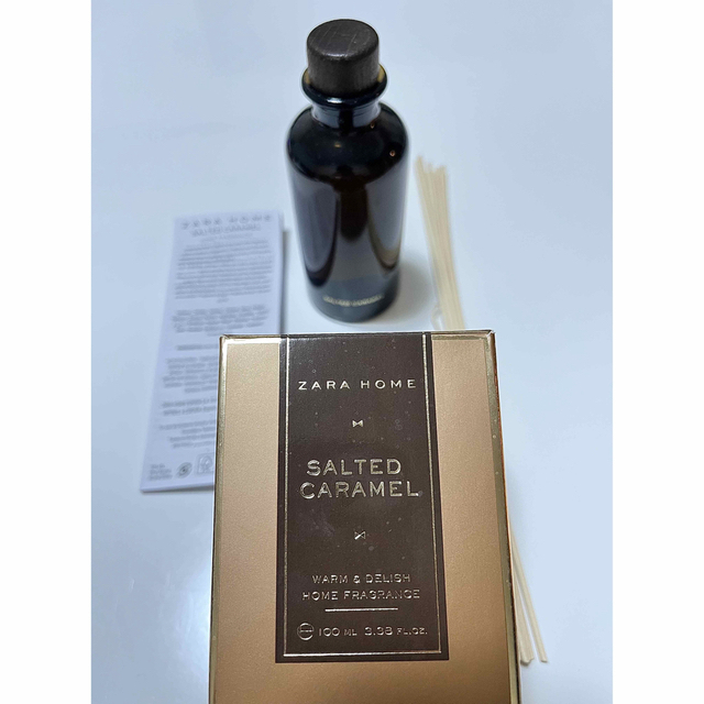 ZARA HOME(ザラホーム)の新品未使用　ZARA HOME salted caramel ディフューザー コスメ/美容のリラクゼーション(アロマディフューザー)の商品写真