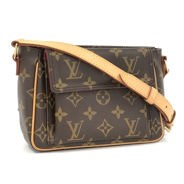 LOUIS VUITTON ヴィバシテPM ショルダーバッグ モノグラムフラップポケット×1製造番号