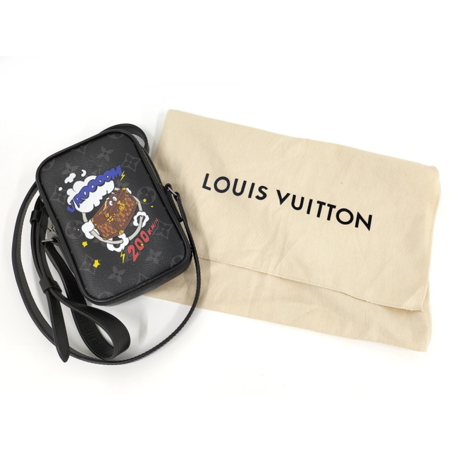 ブラック素材ラインLOUIS VUITTON ダヌーヴPPM ショルダーバッグ モノグラム