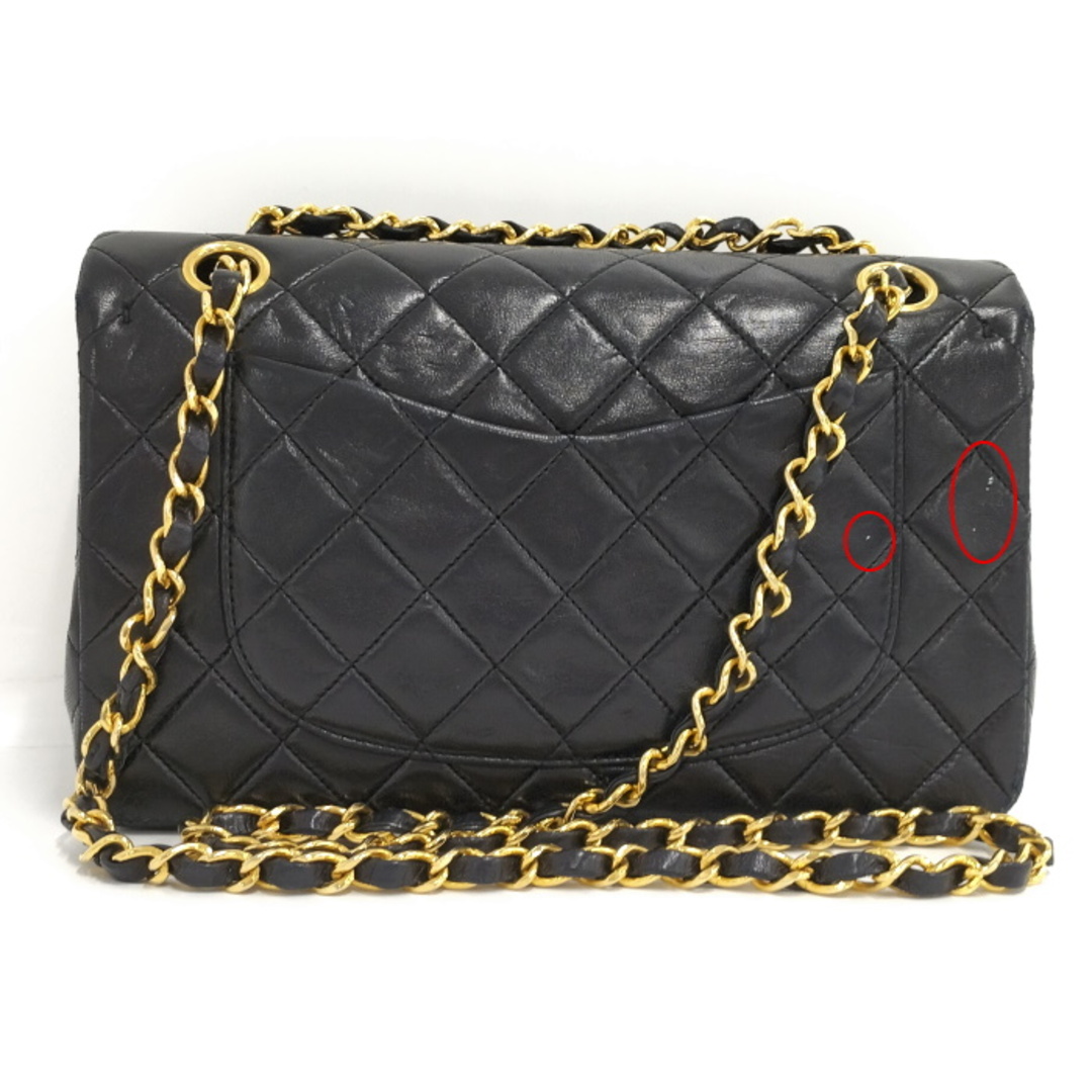 【美品】CHANEL ショルダーバッグ シャンパンゴールド系 ラムスキンタテ29cm