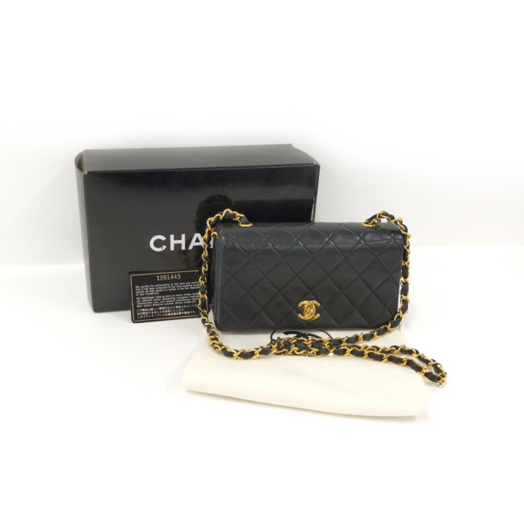 CHANEL シングルフラップ チェーンショルダーバッグ ミニマトラッセ 19