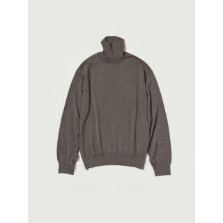 オーラリー(AURALEE)のsuper high gauge wool knit turtle neck(ニット/セーター)