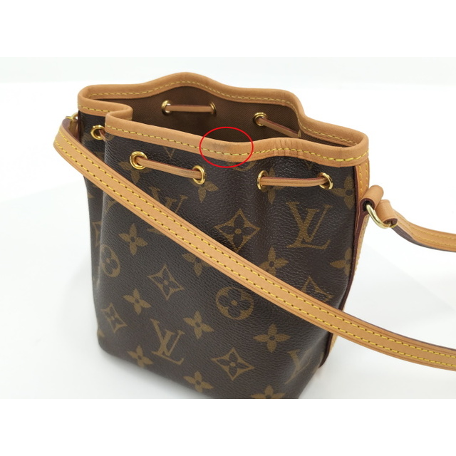 LOUIS VUITTON ショルダーバッグ ナノ ノエ モノグラムモノグラムサイズ