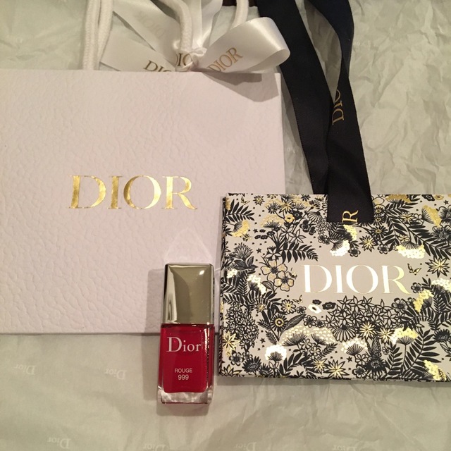 Dior(ディオール)のディオール　ノベルティ　ヴェルニ　999 ショッパー付き エンタメ/ホビーのコレクション(ノベルティグッズ)の商品写真