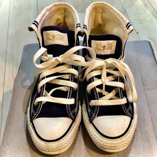 コンバース(CONVERSE)のコンバース　ハイカット　セーラーデザイン　23.5cm  美品(スニーカー)