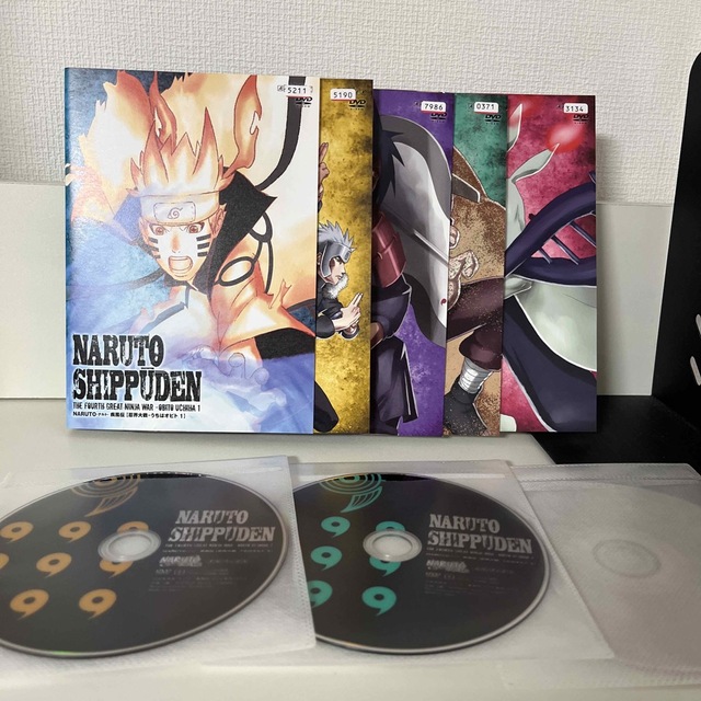 NARUTO 疾風伝 忍界大戦・うちはオビト DVD 全5巻 レンタル落ち