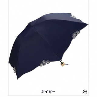 ダブルピーシー(Wpc.)の雨晴兼用　Wpc.  折りたたみ傘 ネイビー(傘)