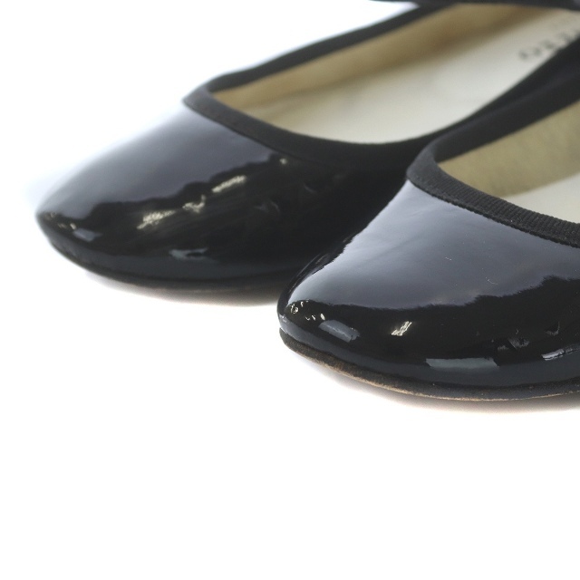 repetto(レペット)のレペット リオ パンプス ストラップ フラット ラウンドトゥ 37 24 黒 レディースの靴/シューズ(ハイヒール/パンプス)の商品写真