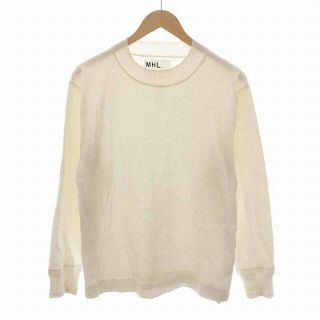 セレクトショップAtelier【定番デザイン】マーガレットハウエル 長袖カットソー クリーム色 美品 無地XL