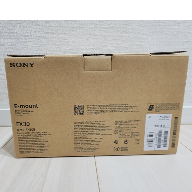 SONY(ソニー)の新品　SONY　ILME-FX30B スマホ/家電/カメラのカメラ(ミラーレス一眼)の商品写真