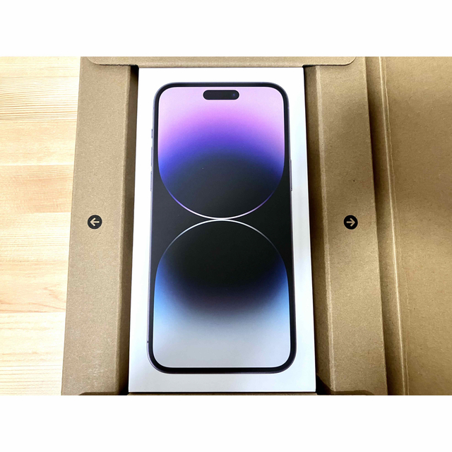国内外の人気! 14 iPhone Apple - iPhone Pro ディープパープル 128GB